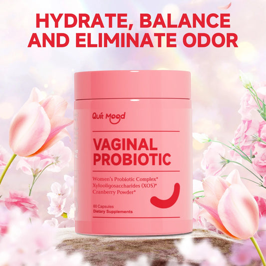 Quit mood Probiotics for Women PH Balance with Probiotics and Lactobacillus Probiotic Blend - Women's Health Supplement Peaceful Pleasures Health and Wellness