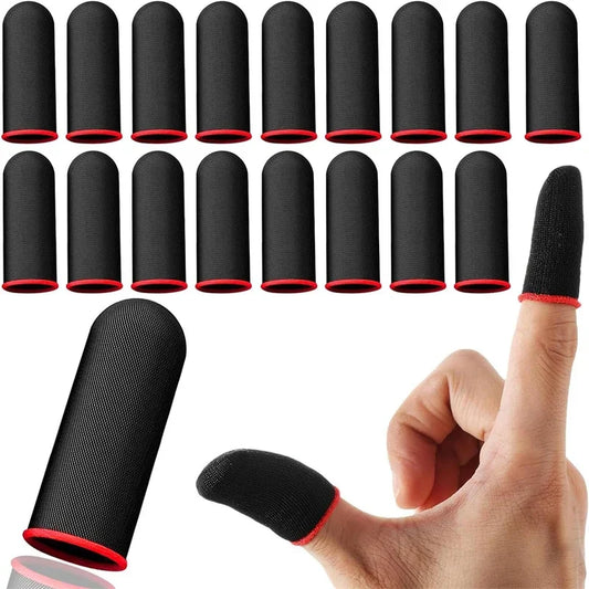 20-Pack Gaming Finger Sleeves – Anti-Sweat Touchscreen Cover Gaming Finger Sleeves Oasis Select
