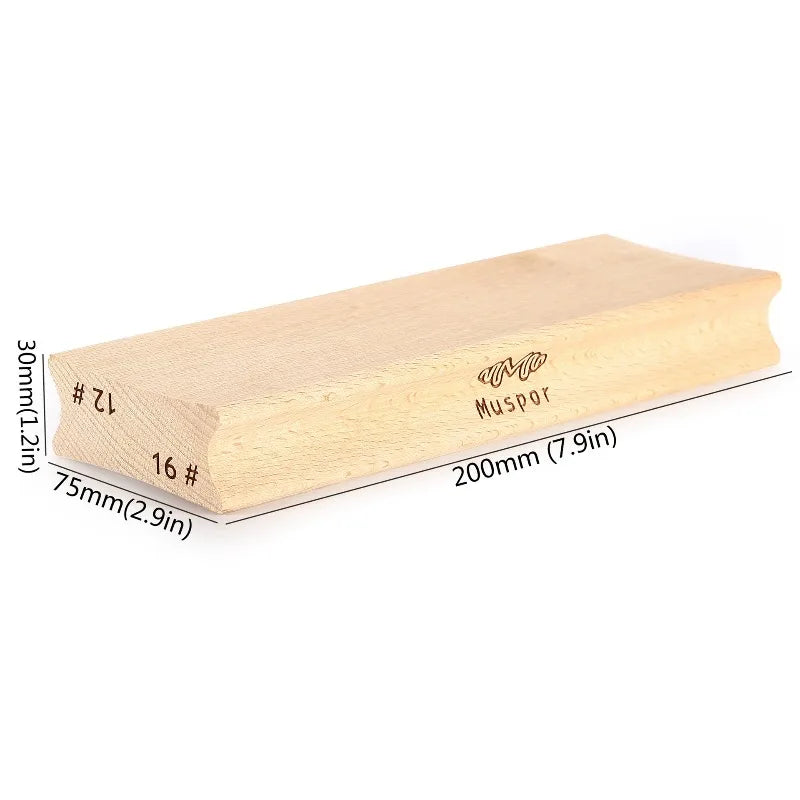 Muspor Dual-purpose Guitar Fretboard Radius Sanding Block Leveling