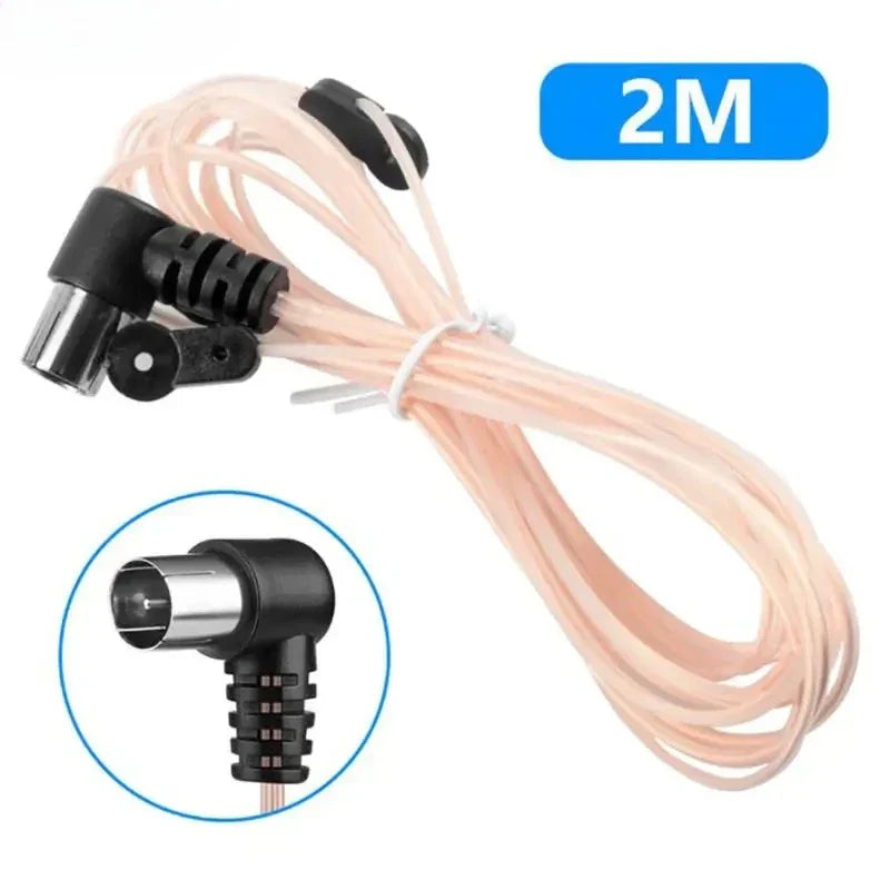 2m FM Dipole Antenna 75 Ohm F-Type 520-1710MHz Stereo