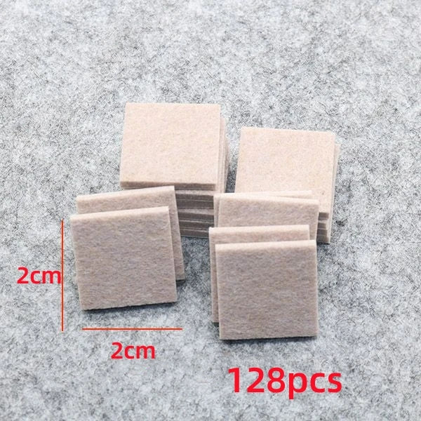 Felt Furniture Leg Pads 18–128pcs | Self-Adhesive Floor Protectors