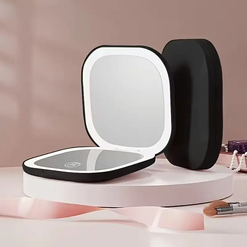 USB LED Foldable Makeup Mirror | 5X Magnifying Vanity Mirror