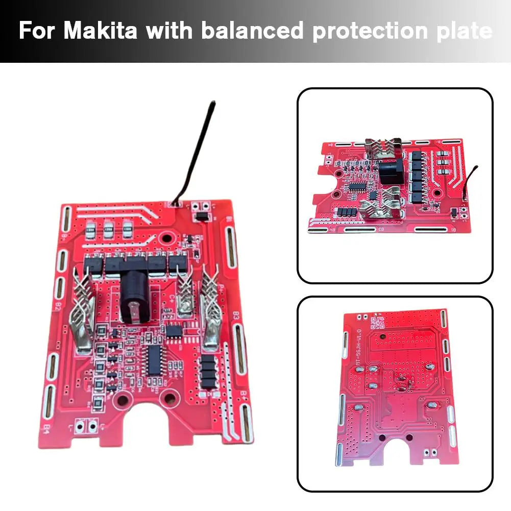 Makita 21V Battery Protection Board – 5MOS Balanced & Temp Control