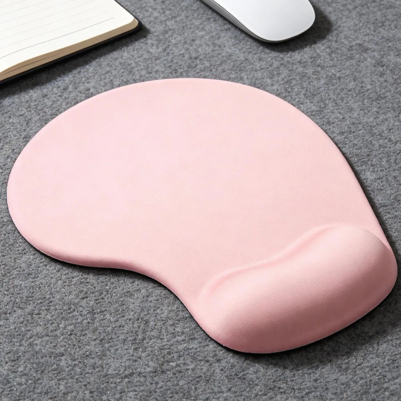 Mouse Pad with Wrist Rest Support Ergonomic Non-Slip Gel Memory Foam Cushion for Gaming Office Computer Laptop Home Work Peaceful Pleasures Health and Wellness