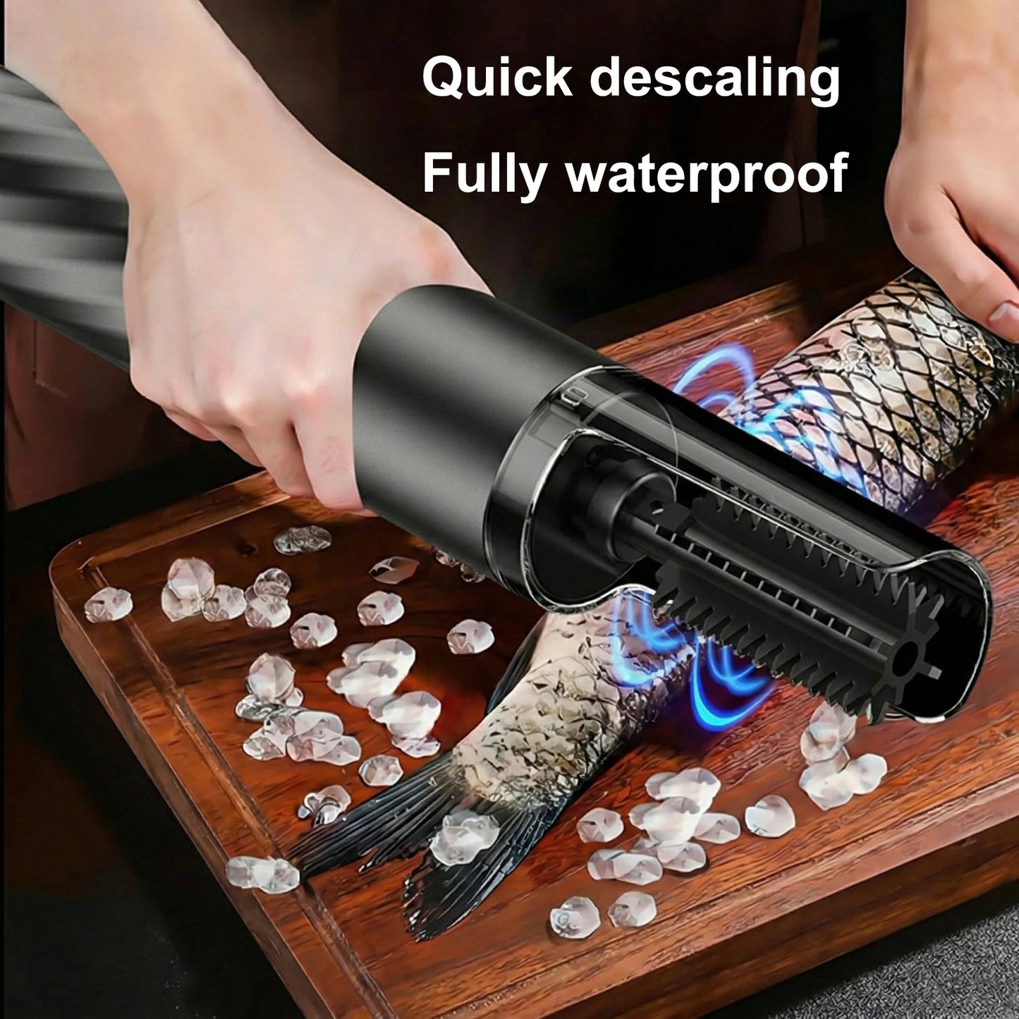 Powerful Electric Coconut Grater and Fish Scale Scraper USB Rechargeable Stainless Steel Blade Scraper for Kitchen Seafood Peaceful Pleasures Health and Wellness