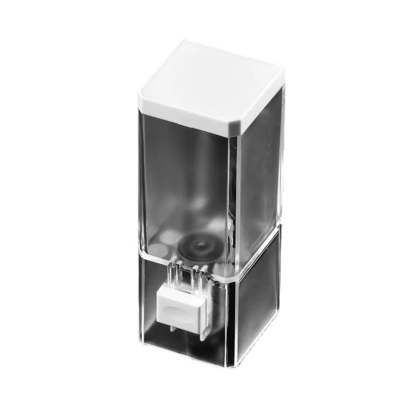 Home Perforated Manual Press Soap Dispenser Wall Mounted Traceless Disinfectant Bottle Bathroom Transparent Soap Dispenser Peaceful Pleasures Health and Wellness