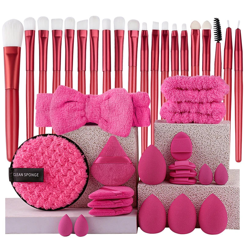 RUNTOIN 20Pc Makeup Brush Set – Soft Eye & Face Brushes Kit