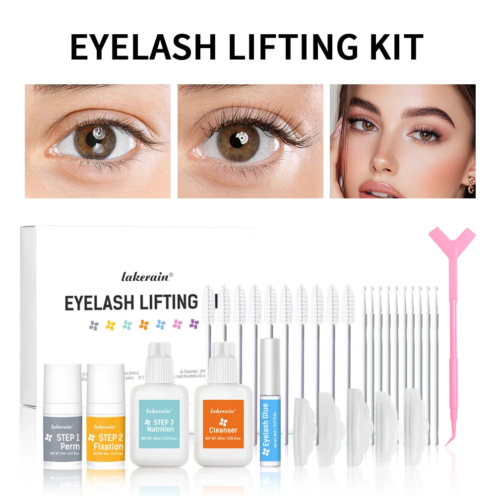 Lakerain Lash Lift Kit – Semi-Permanent Eyelash Lifting Set