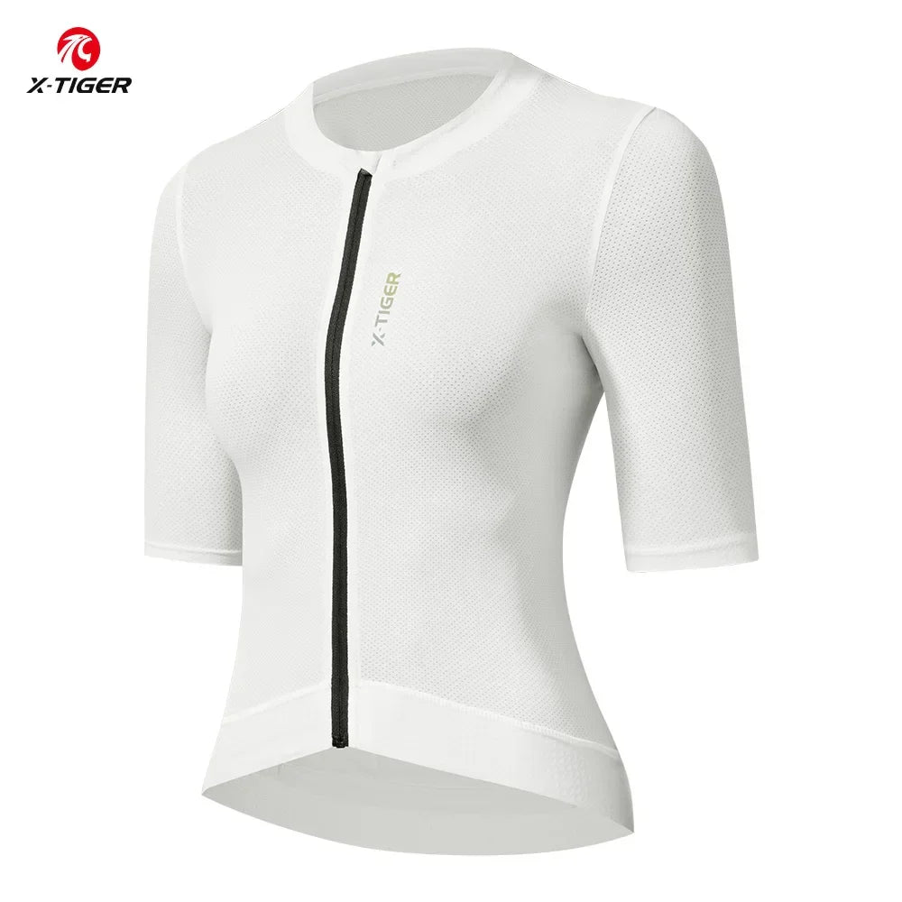 X-TIGER Women's Cycling Jersey – Breathable Short Sleeve Bike Shirt