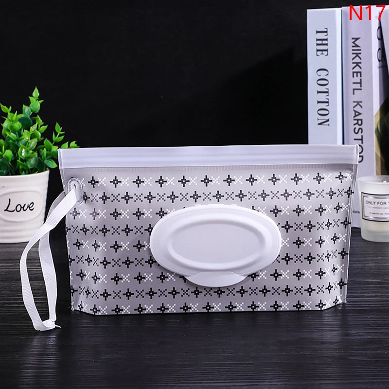 Portable Baby Wet Wipe Pouch | Reusable Refillable Holder