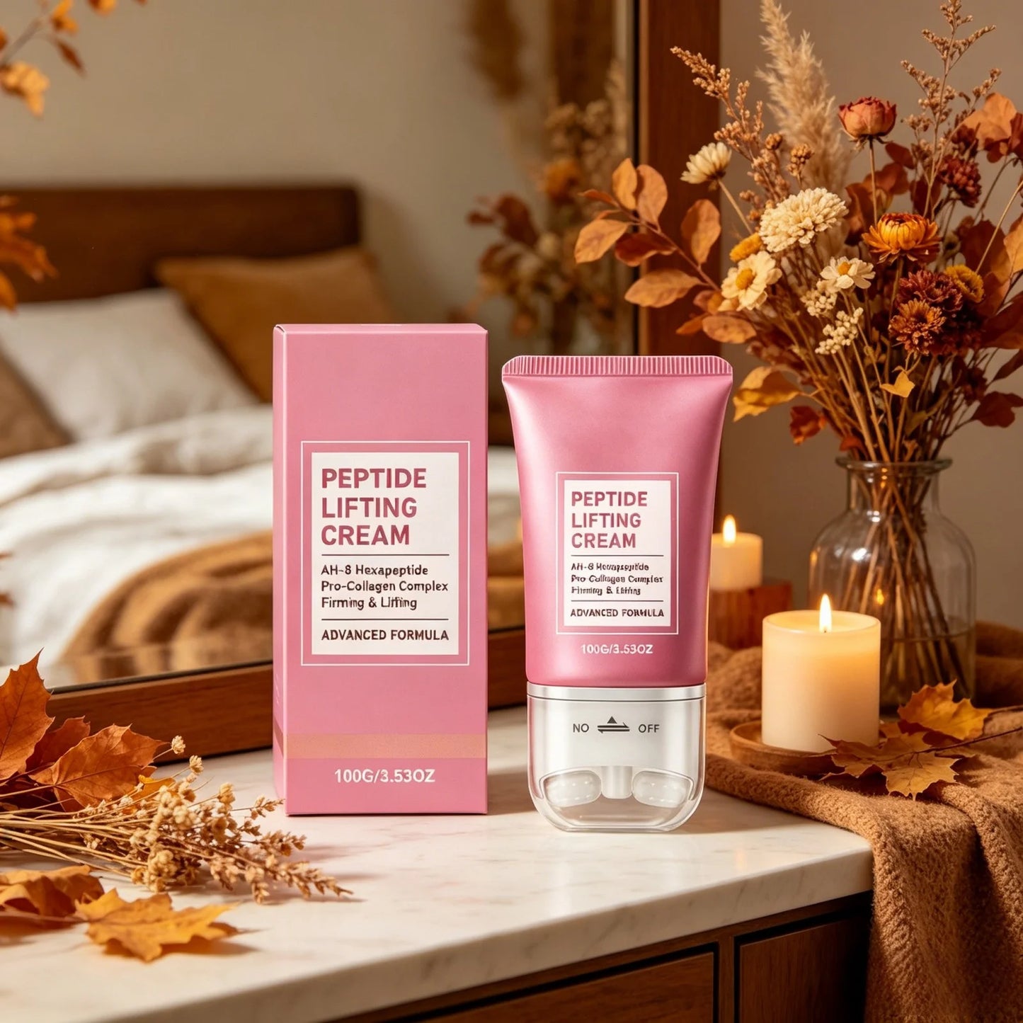 AH-8 Peptide Neck Cream for Firming and Moisturizing Peaceful Pleasures Health and Wellness