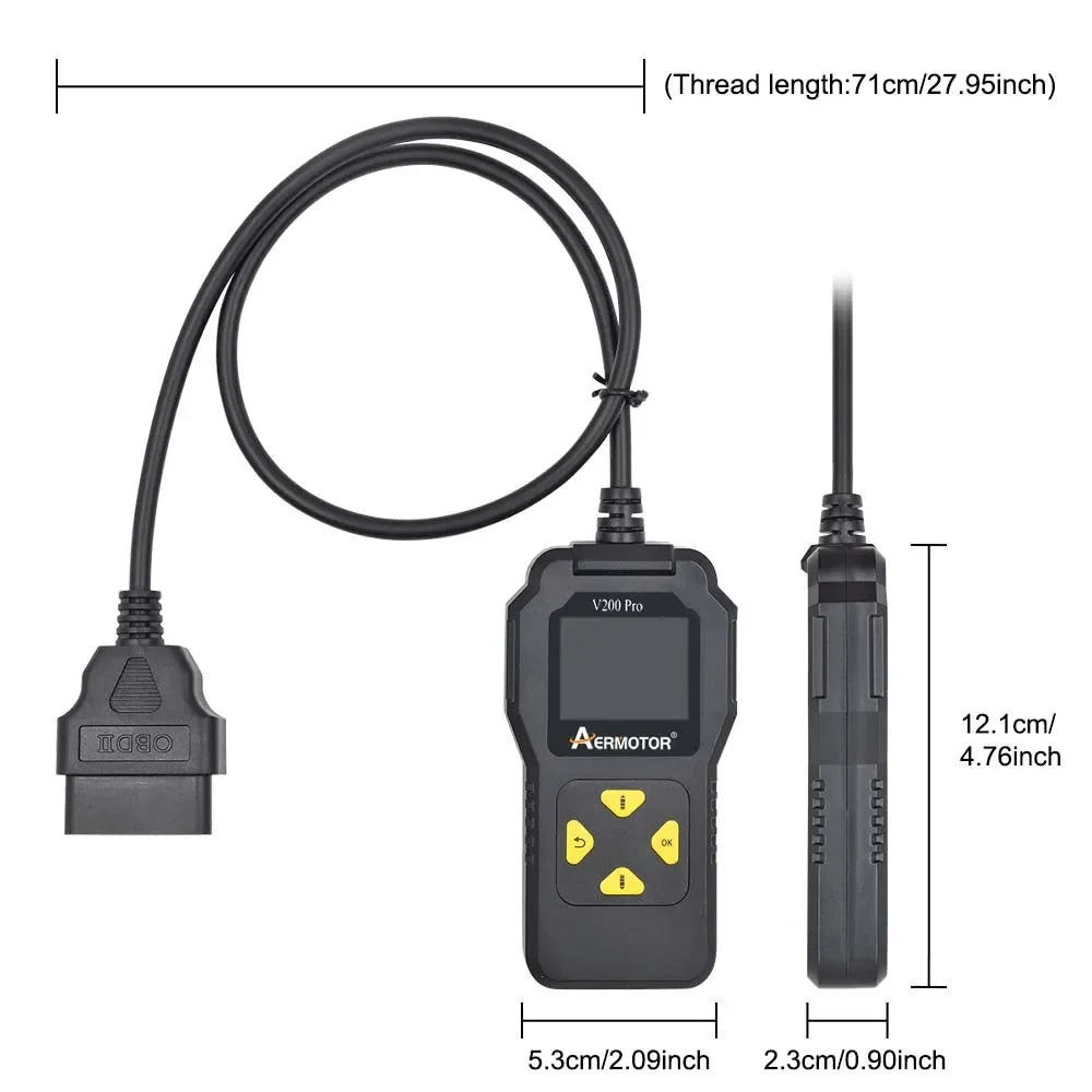 Aermotor V200 Pro OBD2 Scanner – Universal Car Diagnostic Tool