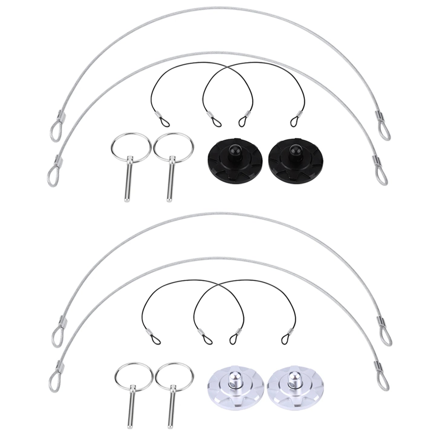 Universal CNC Billet Aluminum Racing Bonnet Hood Pin Latch Lock