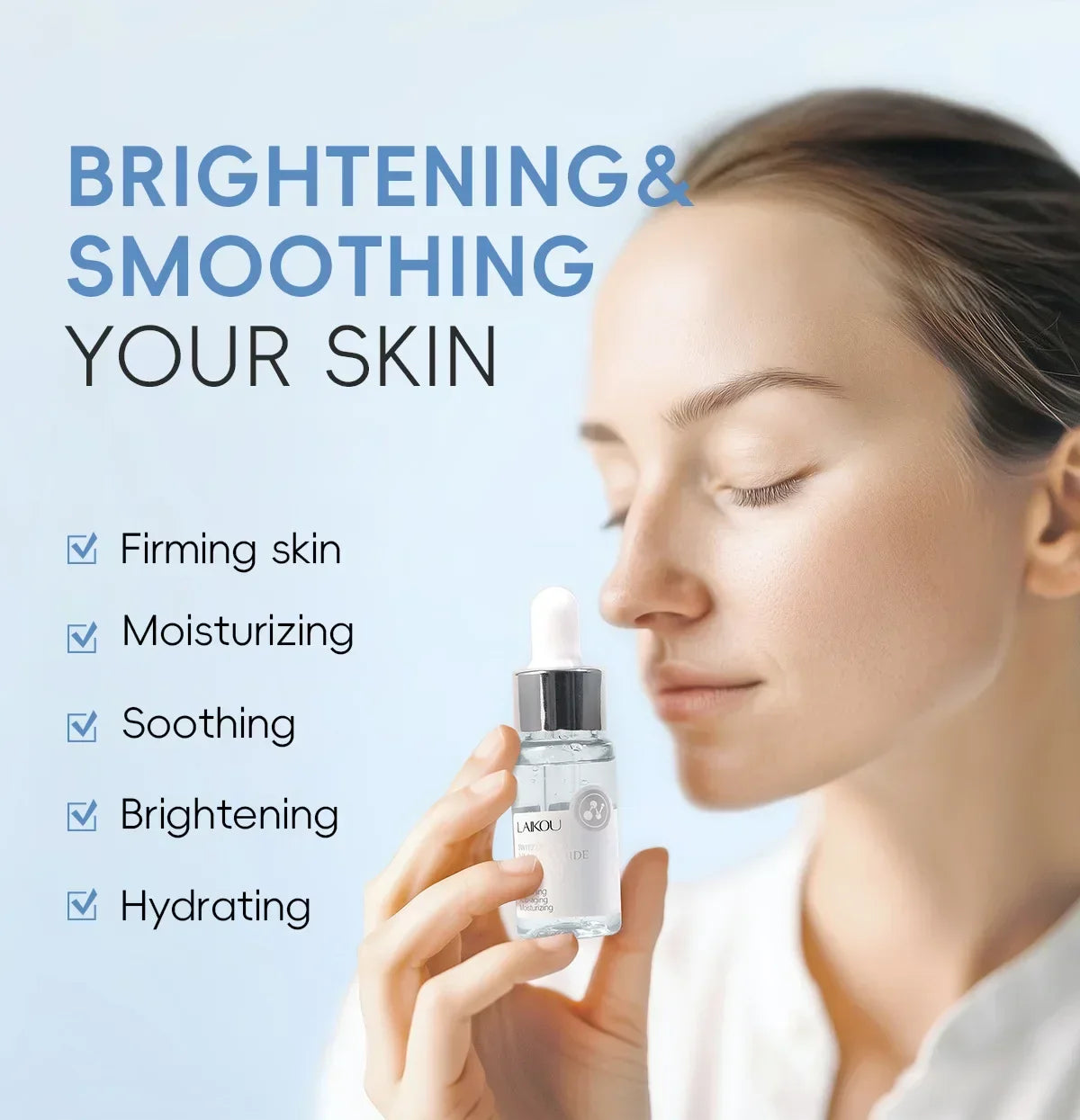 Laikou Nicotinamide Facial Essence – Brightening & Moisture 17ml