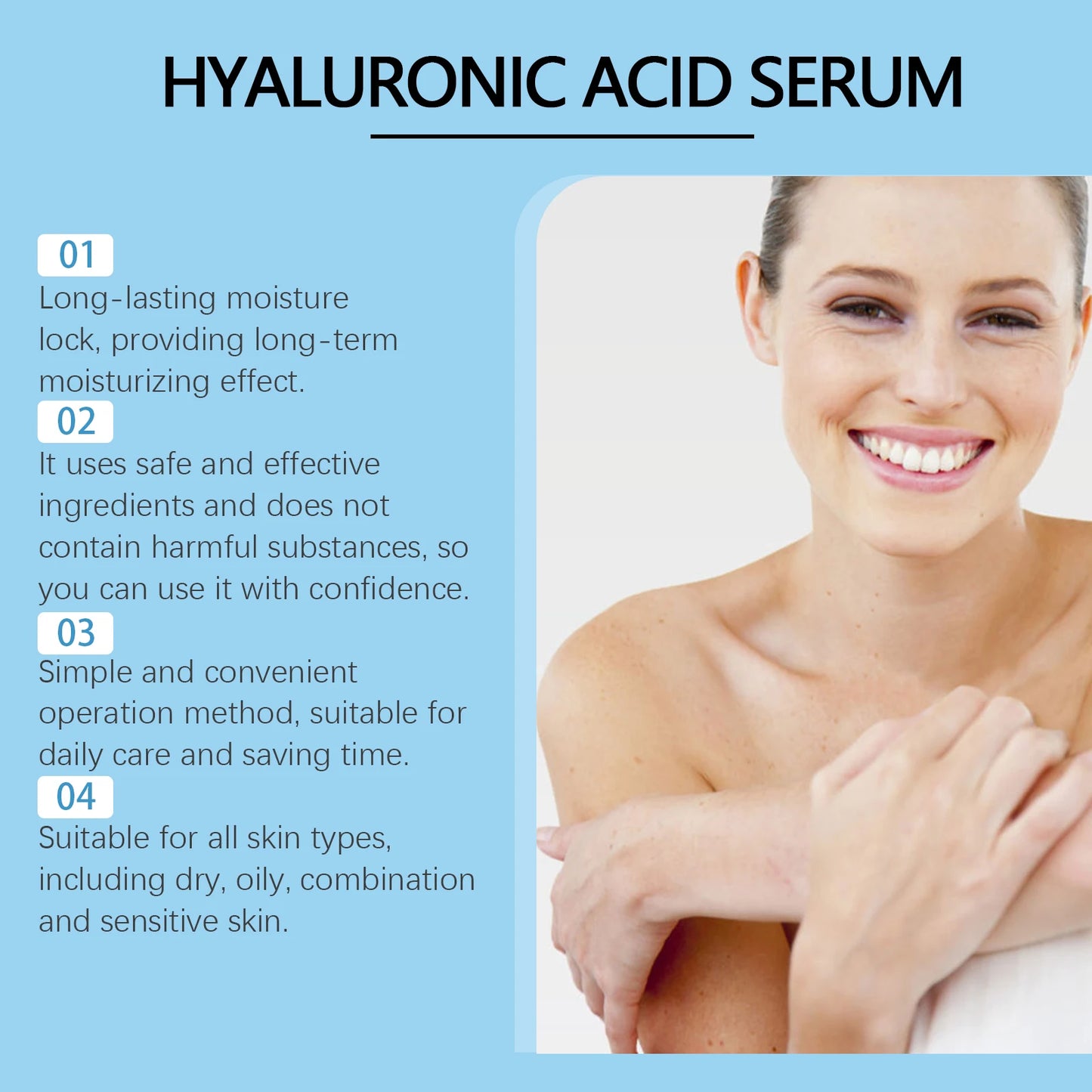 Hyaluronic Acid Microneedle Roller Serum – Hydrate & Brighten