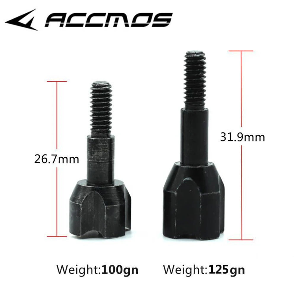 100gn 125gn Archery Arrowhead Black Head Hunting Shooting Arrow