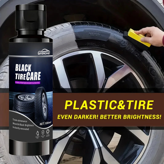 100g Car Tire Shine Wax – Gloss & Durable UV Protection Tire Shine Wax Oasis Select 100ml