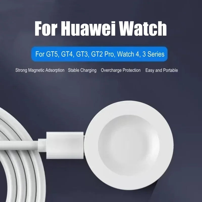 Charger Base For Huawei Watch GT5 GT4 GT3, GT2 Pro, GT 2E Cyber Runner 2022, 4 3 Pro D Ultimate Buds Honor Magic 2 Dream GS Pro Peaceful Pleasures Health and Wellness