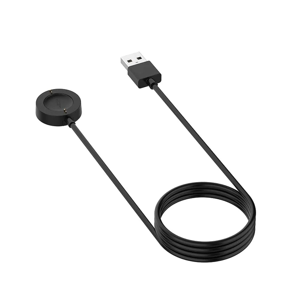 1M USB Charging Cable For Fossil Gen 6/Fossil Gen 5/Fossil Gen SE/Fossil Gen 4/Fossil Sport Charger Peaceful Pleasures Health and Wellness Black