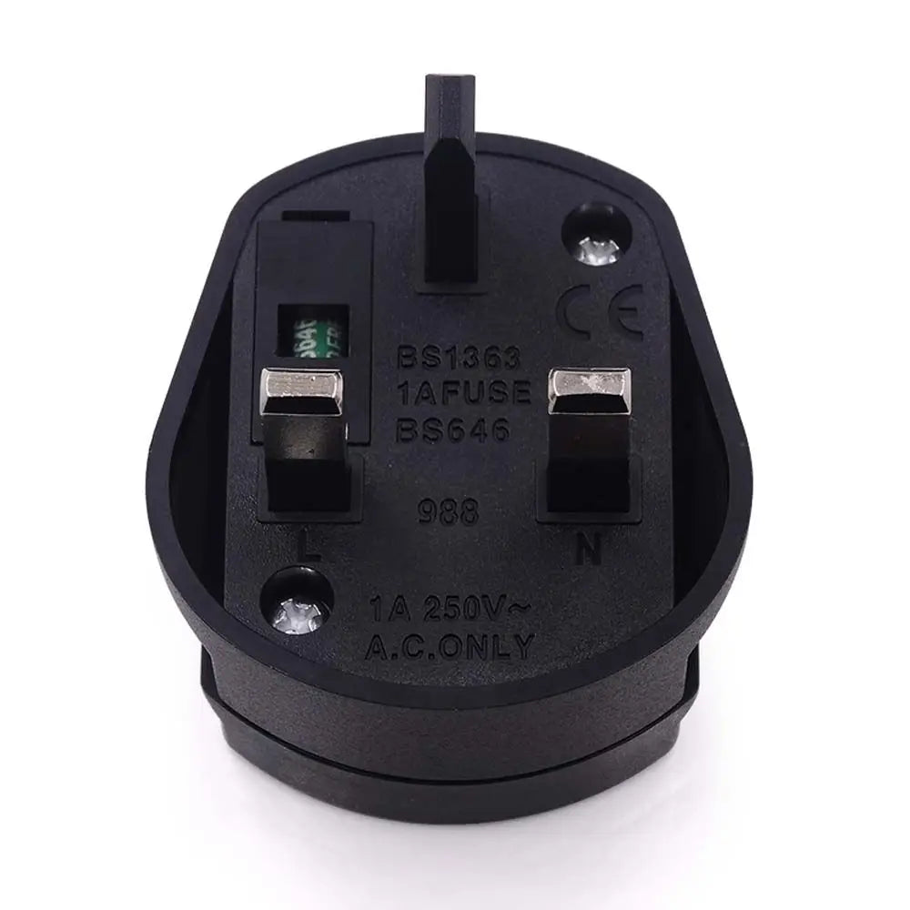 EU 2 Pin To 3 Pin UK Electrical Outlets Power Plug Adapter EU to UK Socket Adapter EU To UK Plug UK Plug Adapter Plug Converter Peaceful Pleasures Health and Wellness