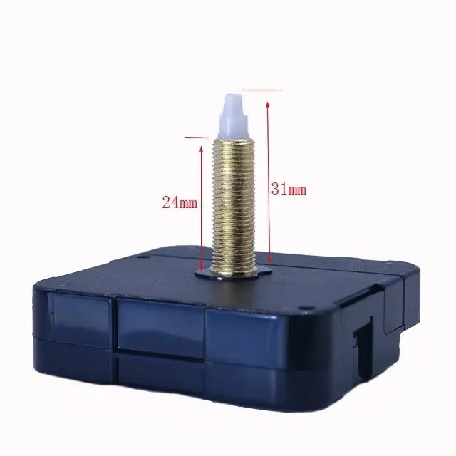 DIY Wall Clock Replacement Movement Parts Repair Quartz Time Hands Clock Motor 20mm Maximum Dial Thickness 31mm Shaft Length Peaceful Pleasures Health and Wellness 31mm