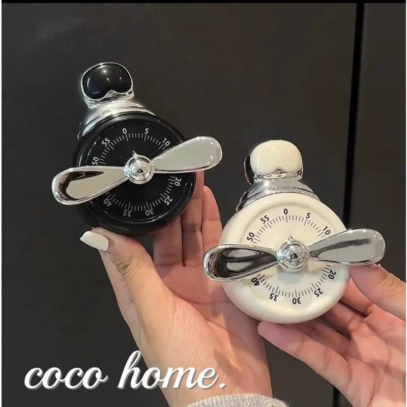 Magnetic Mechanical Kitchen Timer | Cooking & Baking Countdown Mechanical Kitchen Timer Peaceful Pleasures Health and Wellness