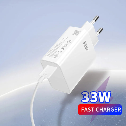 33W USB Fast Charger QC 3.0 Type-C 6A Wall Travel Adapter USB Wall Charger Peaceful Pleasures Health and Wellness