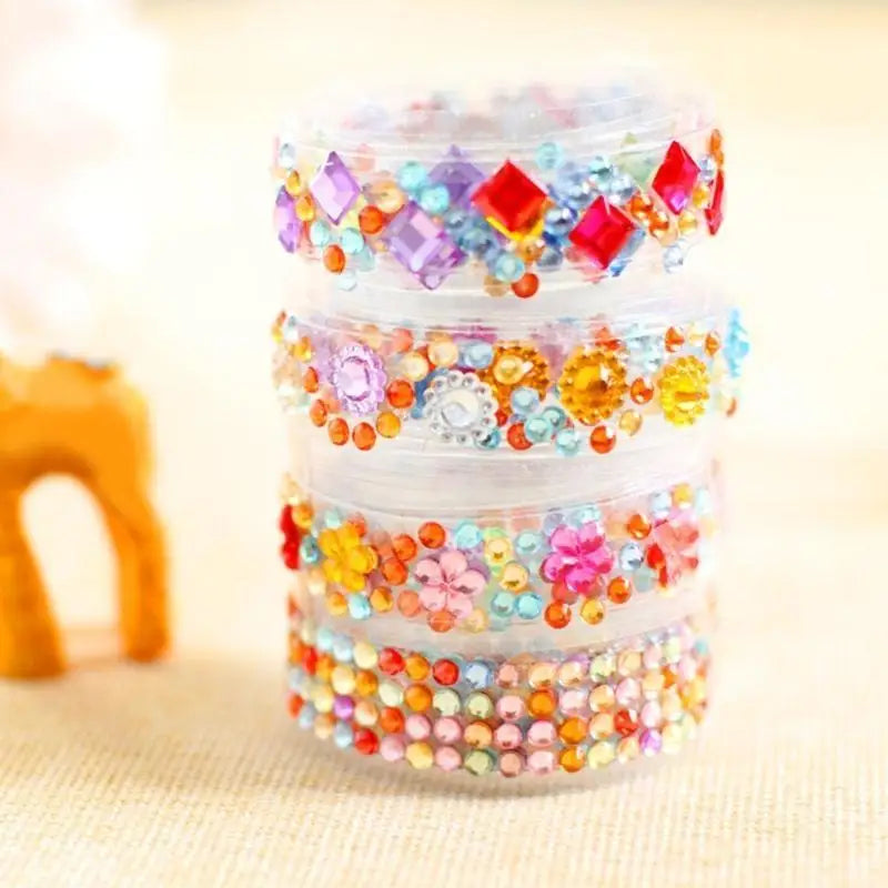 Rhinestone Diamante Sticker Roll – Crafts, Wedding & Decor