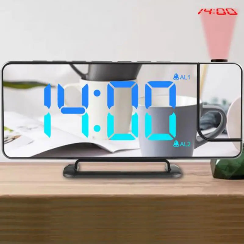 RGB Projection Alarm Clock – LED Display & Mood Lighting Projection Alarm Clock Peaceful Pleasures Health and Wellness