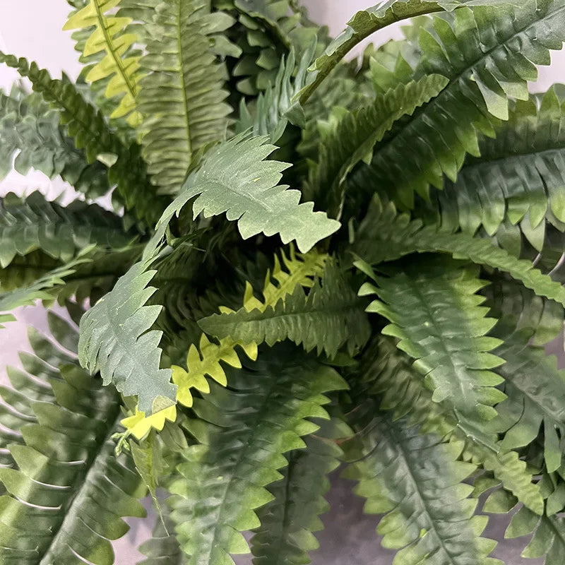 Artificial Silk Fern Plant | Persian Grass Leaves Home Decor