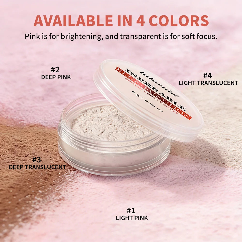 Blur-Function Setting Powder Long-lasting Blurring Brightening Oil Control Soft Focus Matte Effect Even Skin Tone Setting Powder Peaceful Pleasures Health and Wellness