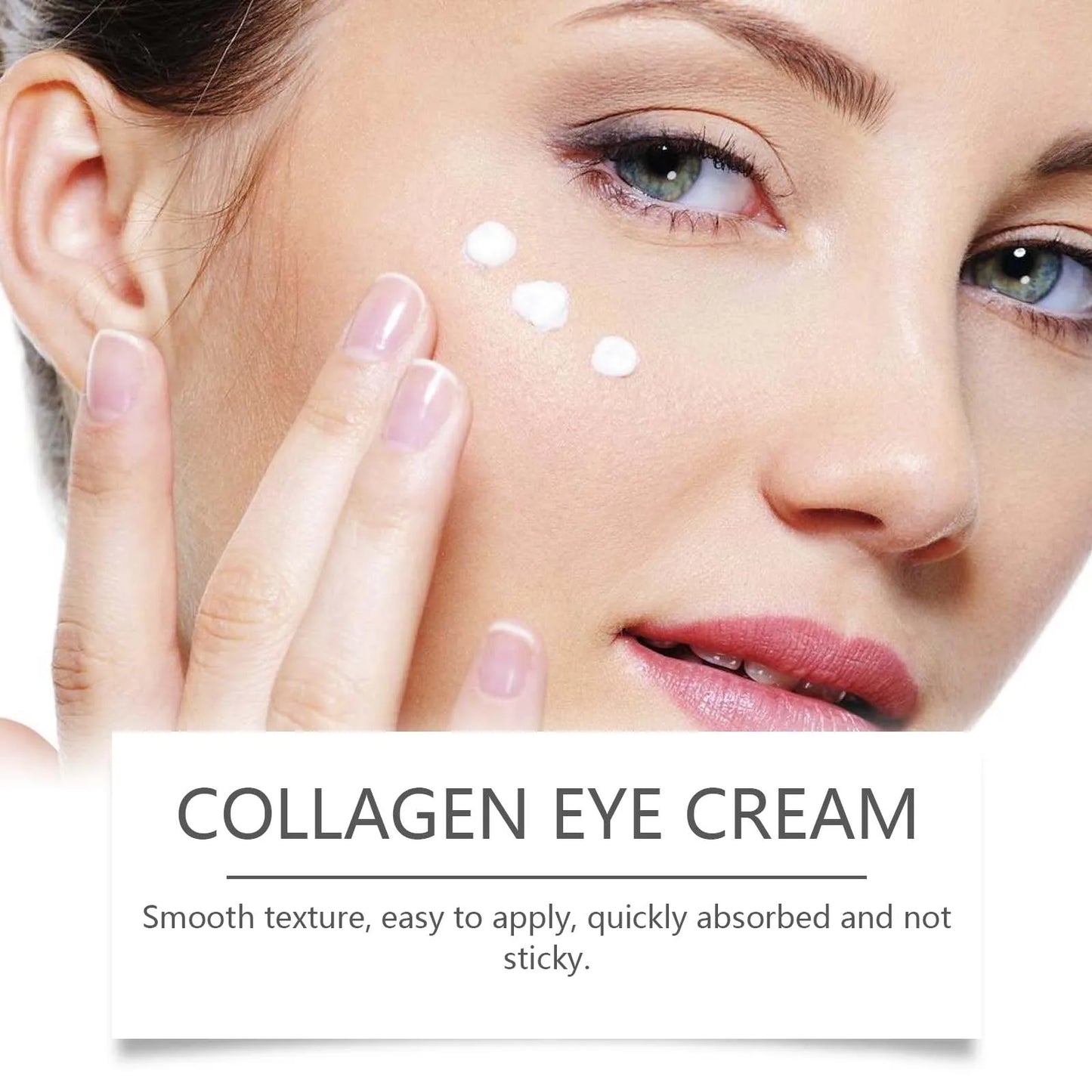 Hoygi Collagen Eye Cream Fade Fine Lines Eye Bags Remover Puffiness Anti Dark Circles Moisturizing Firming Nourishing Eye Care Peaceful Pleasures Health and Wellness