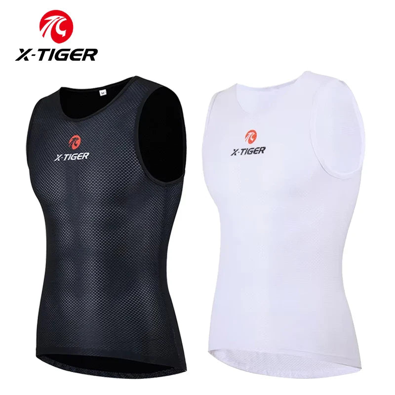 X-TIGER Men's Breathable Mesh Cycling Vest | Quick Dry MTB Jersey