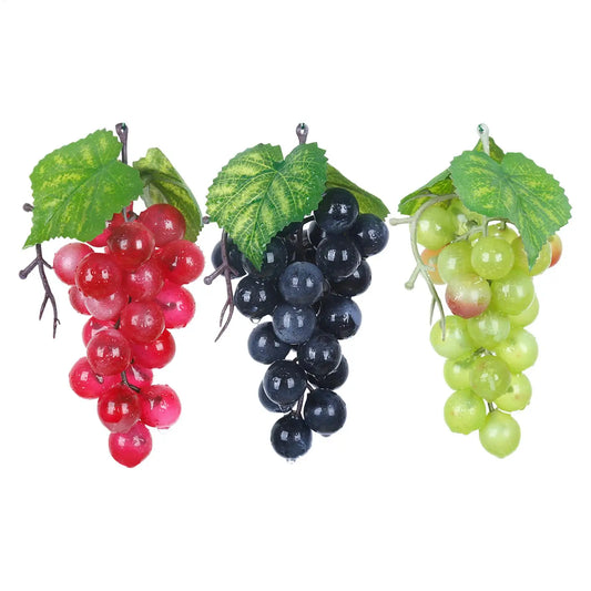 Artificial Grape Bunch – Faux Fruit Decor, Display & Photo Prop Artificial Fruit Decor Oasis Select