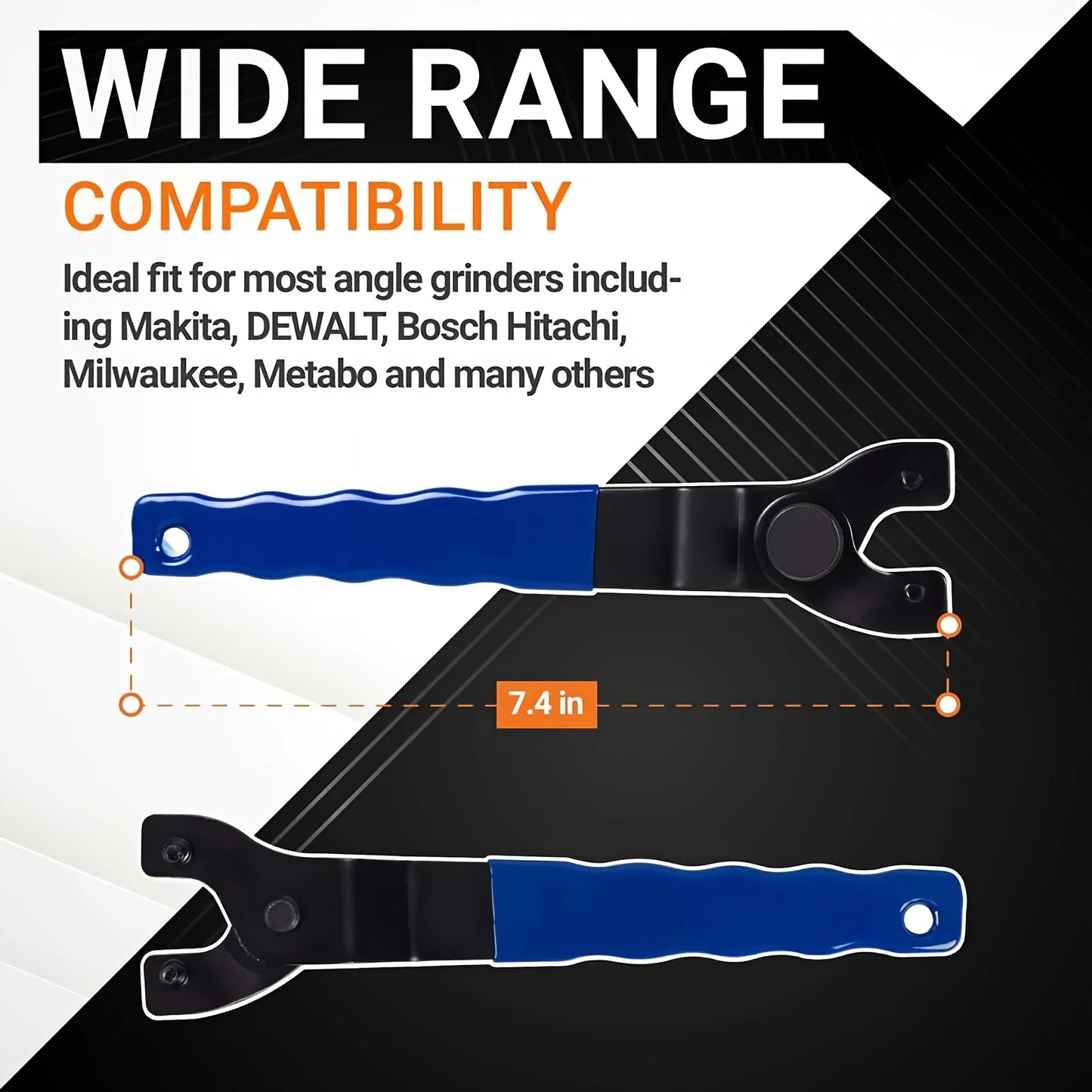 Adjustable Angle Grinder Accessory Wrench Plastic Keylock Handheld