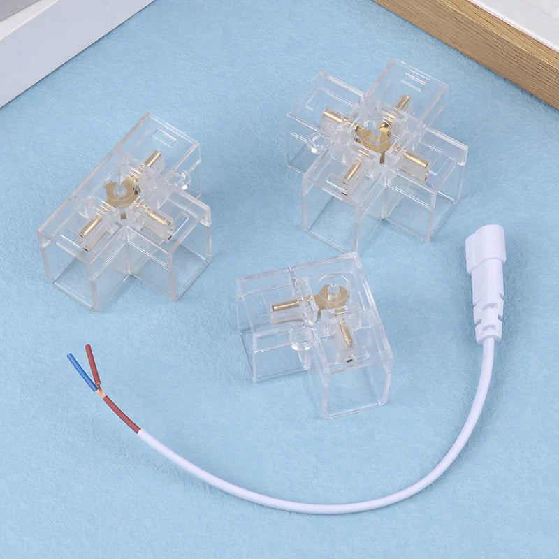 Hexagon LED Light Splicing Connector & Cable | Workshop Garage