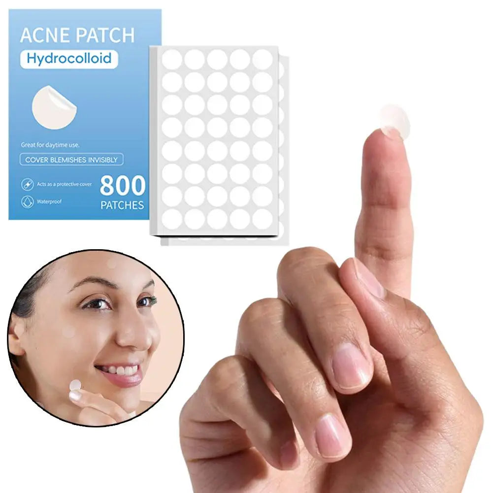 400/800/1200pcs Invisible Acne Acne Patch Hydrocolloid Salicylic Acid Acne Care Anti-Acne Spot Mark Concealer Peaceful Pleasures Health and Wellness