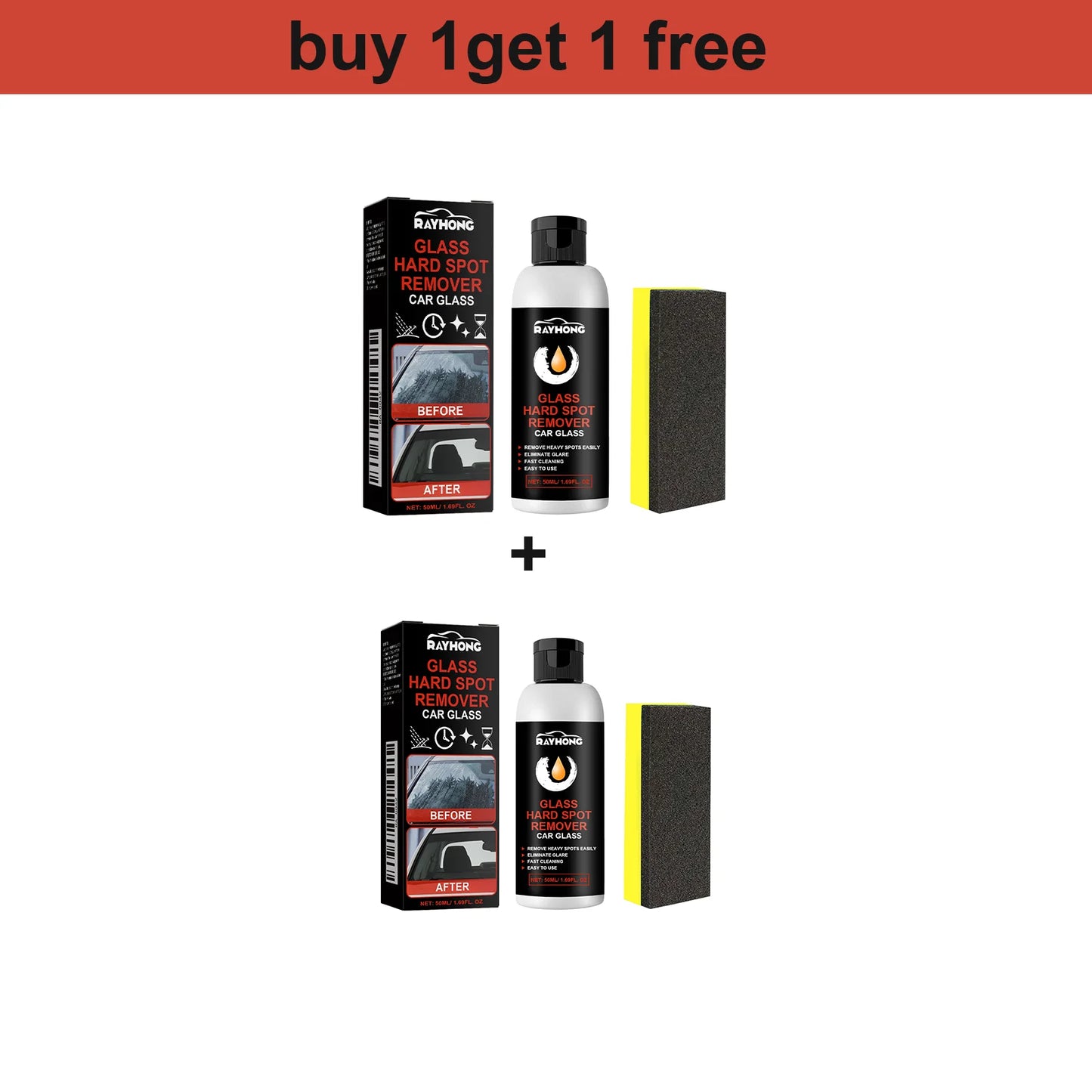 RayHong Car Glass Polishing Paste – Stain & Scratch Repair