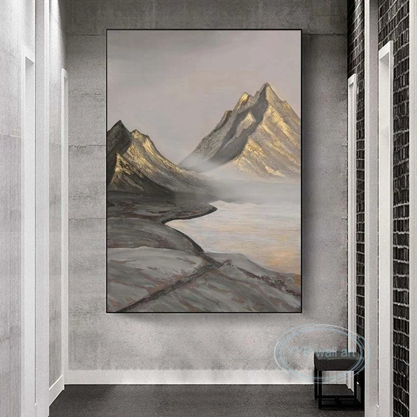 New High Quality Landscape Painting Handmade Canvas Oil Painting Modern Wall Art Canvas Poster Living Room Bedroom Decor Picture Peaceful Pleasures Health and Wellness