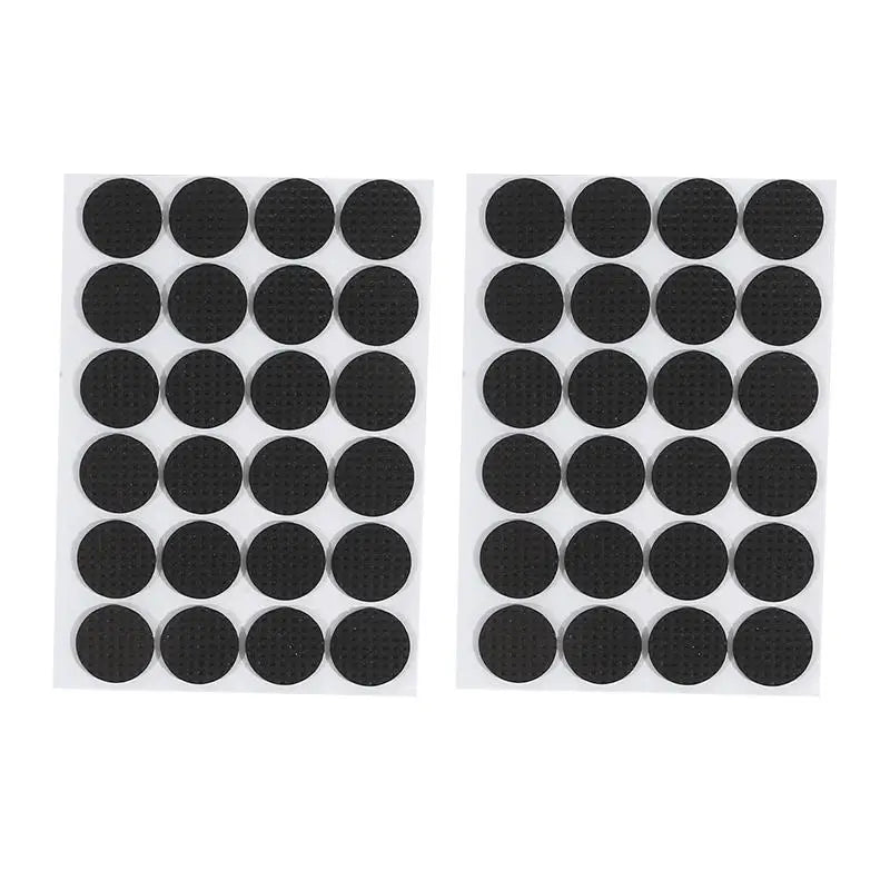 Self Adhesive Floor Protector Pads Chair Leg Table Feet Furniture Anti Slip Bumper Noise Reduction Mat Wear Resistant Felt Pads Peaceful Pleasures Health and Wellness Circular 2.0cm