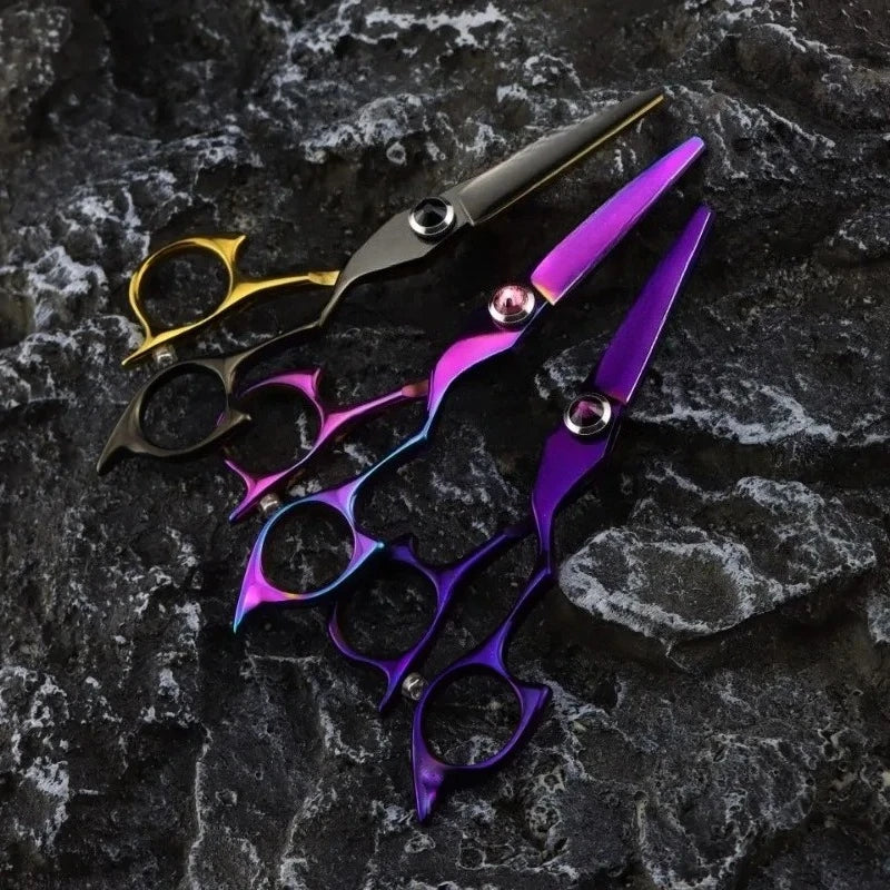 5.0 Professional Hairdressing Scissors Salon Barber Accessories Haircut Machine Thinning Shear Hairdresser'S Scissors Peaceful Pleasures Health and Wellness
