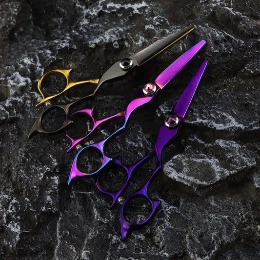 5.0 Professional Hairdressing Scissors Salon Barber Accessories Haircut Machine Thinning Shear Hairdresser'S Scissors Peaceful Pleasures Health and Wellness
