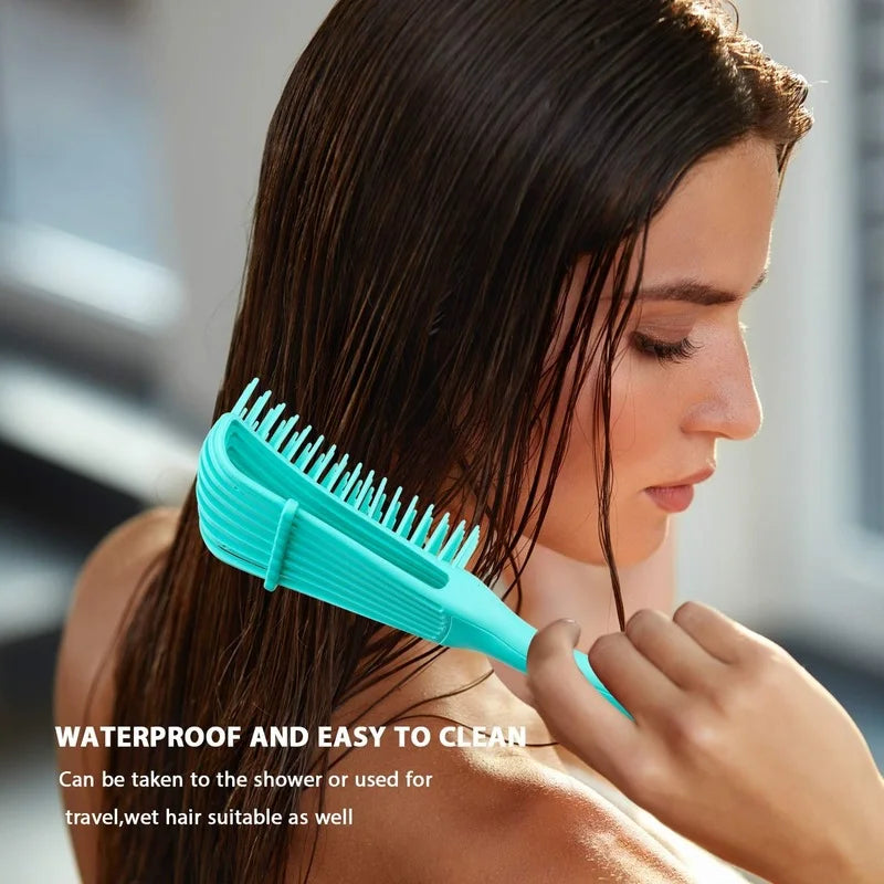 Detangling Brush Scalp Massage Comb for Curly & Thick Hair