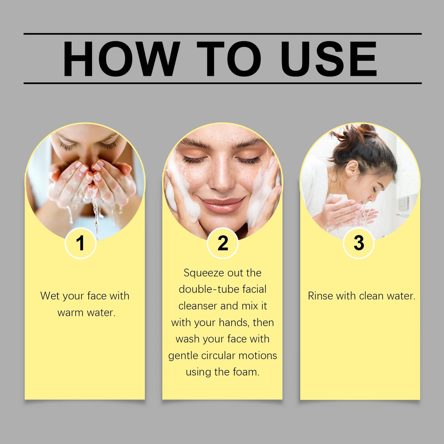 Amino Acid Facial Cleanser – Oil Control & Pore Deep Clean