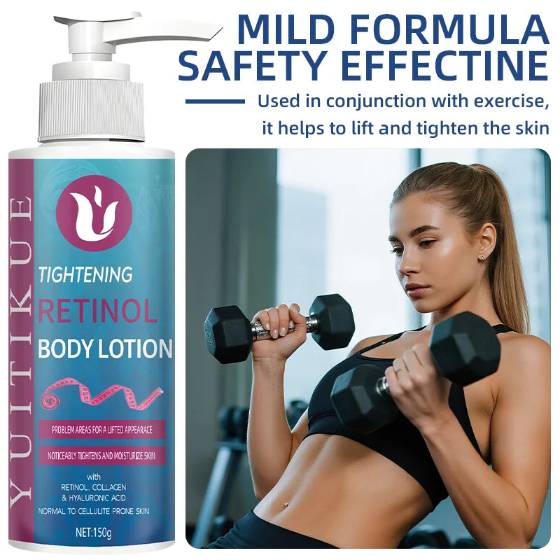 YUITIKUE Retinol Body Lotion – Firms, Tightens & Hydrates 150g Firming Body Lotion Peaceful Pleasures Health and Wellness