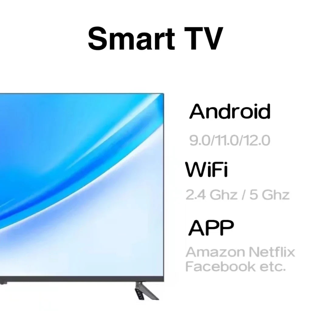 Smart LED TV 32–85 Inch | Android 4K & Full HD Television