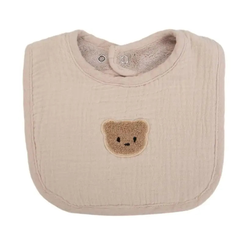 Soft Cotton Baby Bib | Feeding, Drooling & Teething Protection