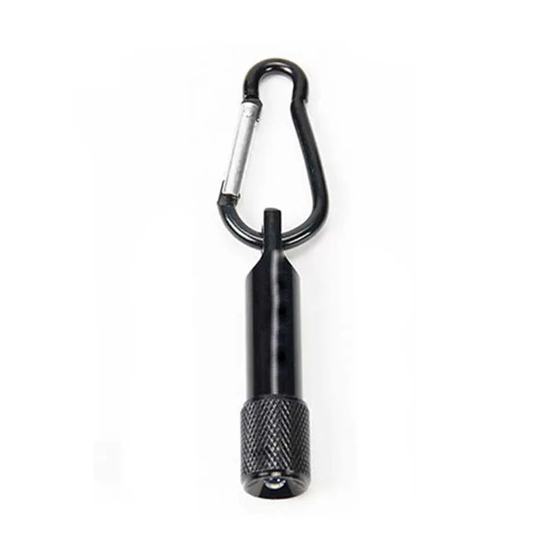Mini LED Keychain Flashlight | Aluminum Carabiner Clip Torch