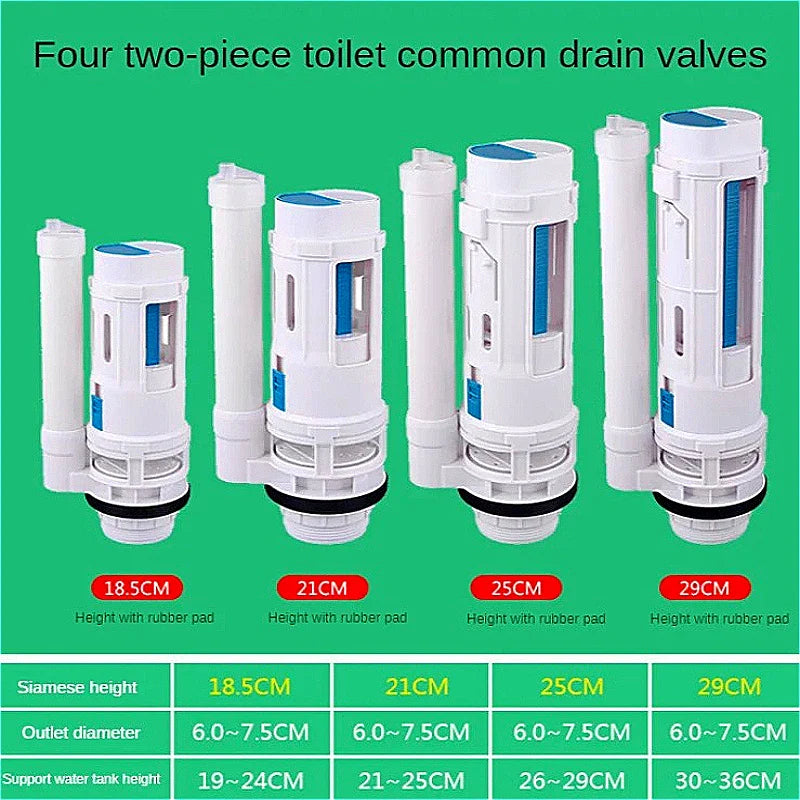 Dual Flush Toilet Cistern Valve – Two-Button Fill & Drain Kit