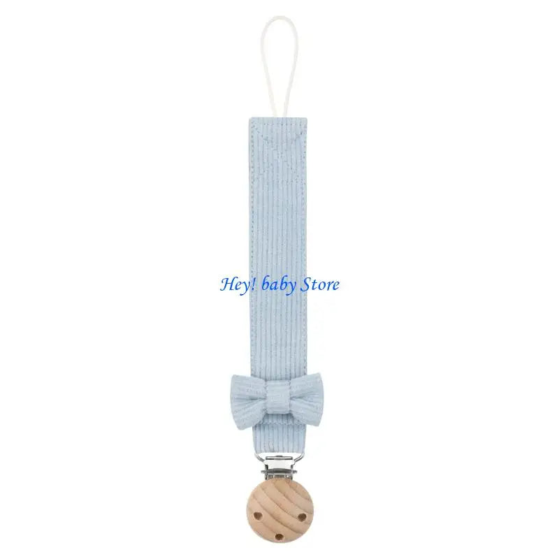Bow Pacifier Chain Clip Holder – Safe Gift for Infants